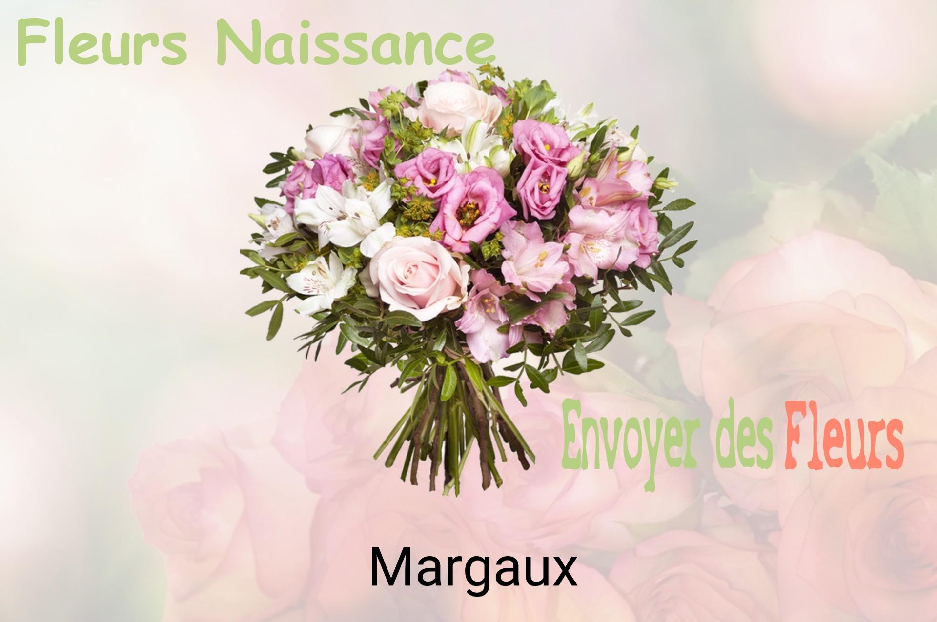 Bouquet de fleurs de naissance livré à Margaux