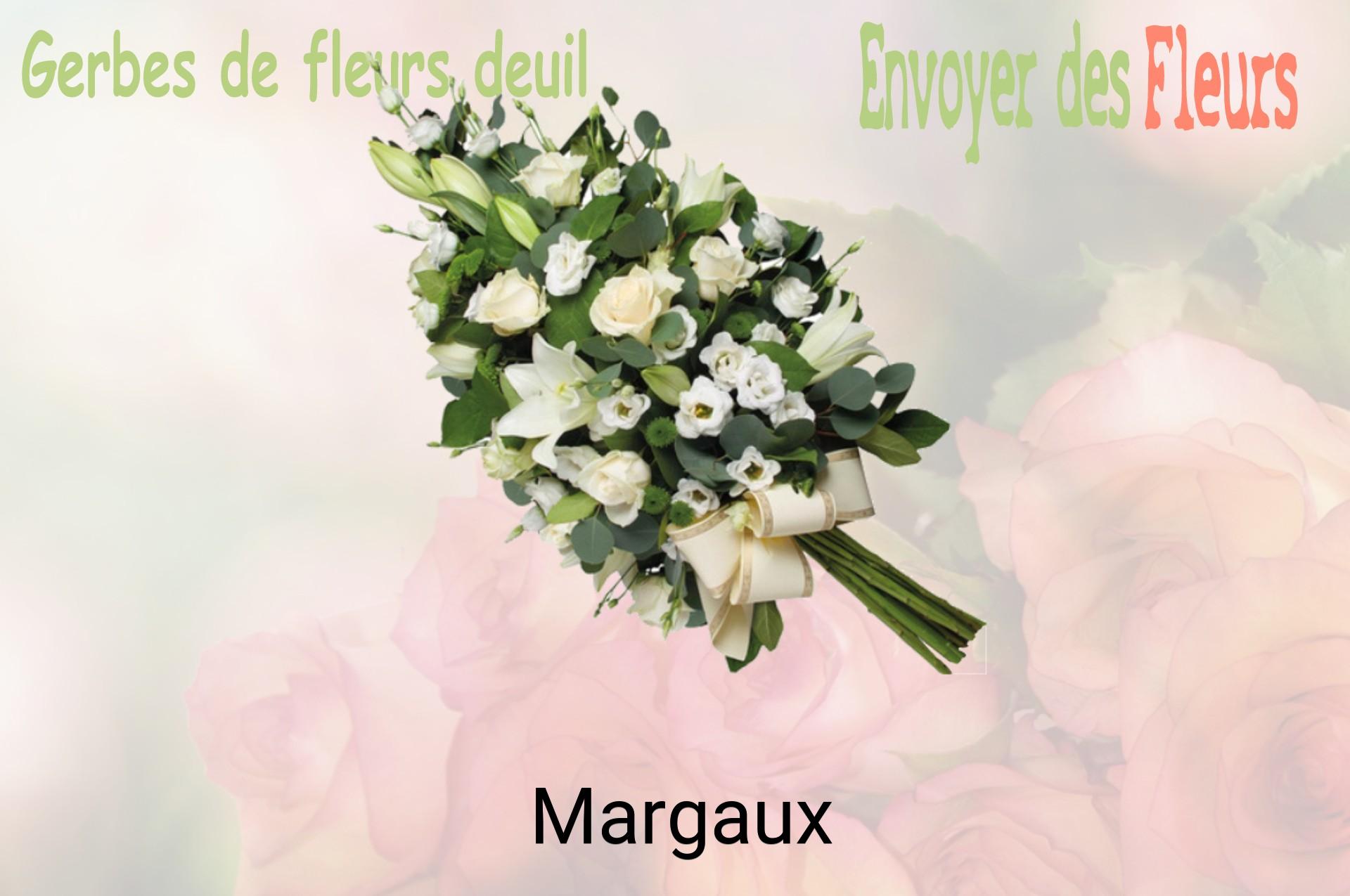 Gerbe de fleurs de deuil livrée à Margaux
